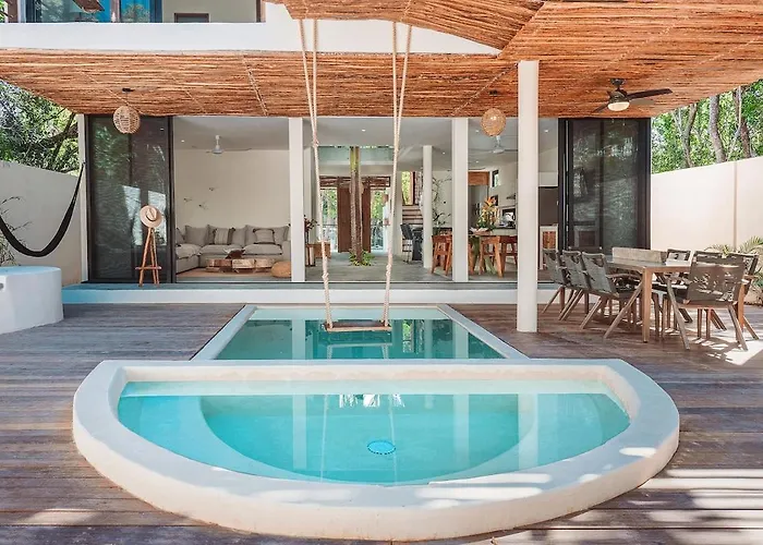 4br Jacuzzi Private Pool Gated Community * Tulum